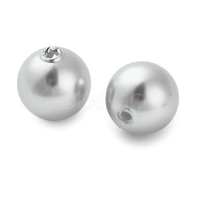 Baking Paint Pearlized Glass Pearl Round Beads HY-Q001-02B-04-1