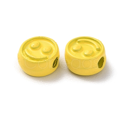 Spray Painted Alloy Beads PALLOY-M215-16-1
