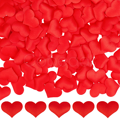 500Pcs  Polyester Sponge Heart Shaped Confetti for Party Decoration DIY-CY0003-21B-1