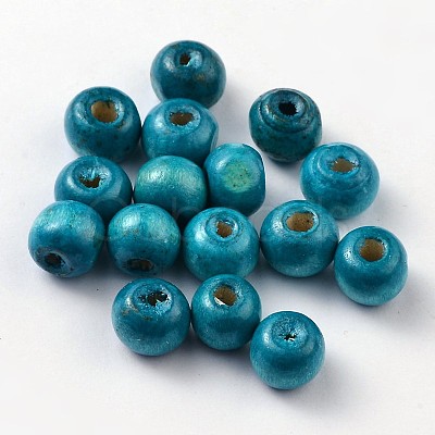 Natural Maple Wood Beads TB10mmY-6-1