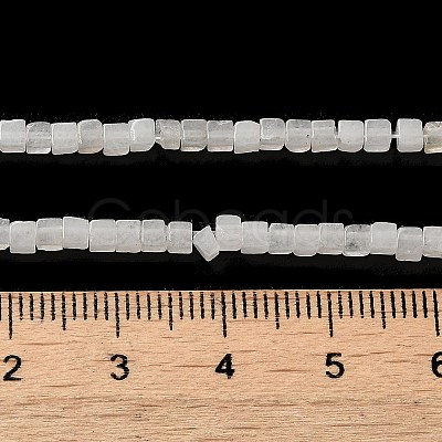 Natural White Jade Beads Strands G-B064-A28-1