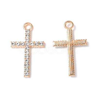 Alloy Crystal Rhinestone Pendants LS-PALLOY-F288-03KCG-1