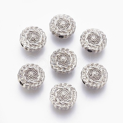 Tibetan Style Alloy Beads X-TIBEB-R022-P-FF-1