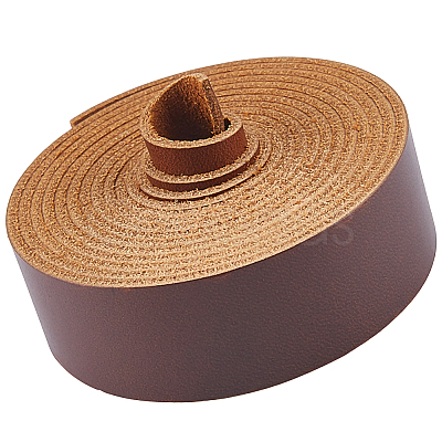 2M Flat AB Grade Cowhide Leather Cord AJEW-WH0479-73C-02-1