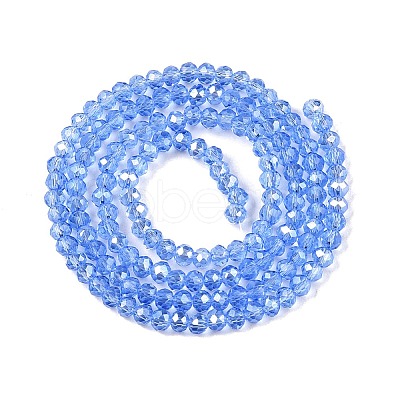 Electroplate Glass Beads Strands EGLA-A044-T2mm-A14-1