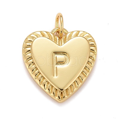 Rack Plating Golden Brass Pendants KK-E260-01G-P-1
