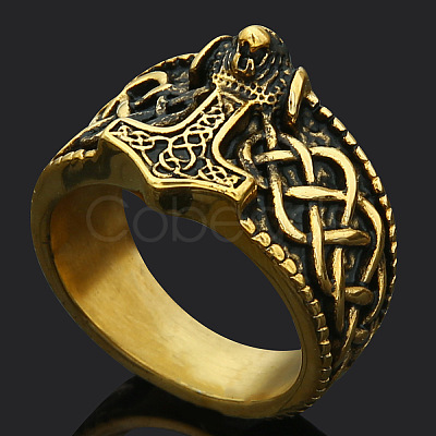 Viking 304 Stainless Steel Finger Rings for Men FS-WGB3F16-10-1