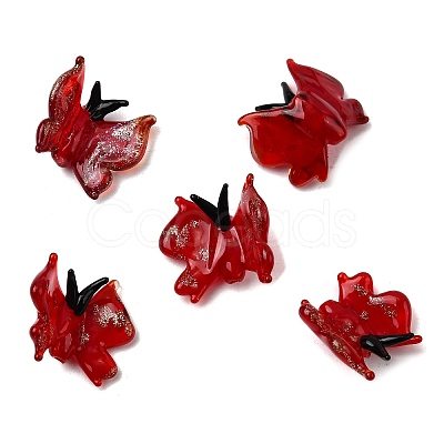 Transparent Lampwork Beads LAMP-F037-01A-1