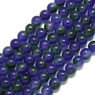 Natural Malaysia Jade Beads Strands G-B165-C02-6mm-1