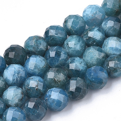 Natural Apatite Beads Strands G-S345-6mm-008-1