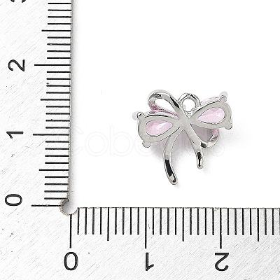 Brass Micro Pave Cubic Zirconia Charms KK-A300-01P-03-1