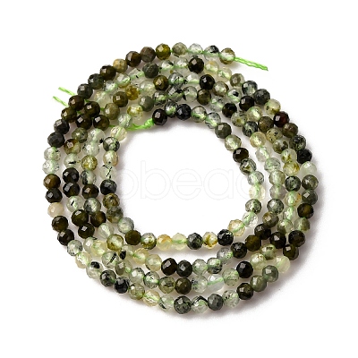 Natural Prehnite Beads Strands G-L629-B05-2mm-1