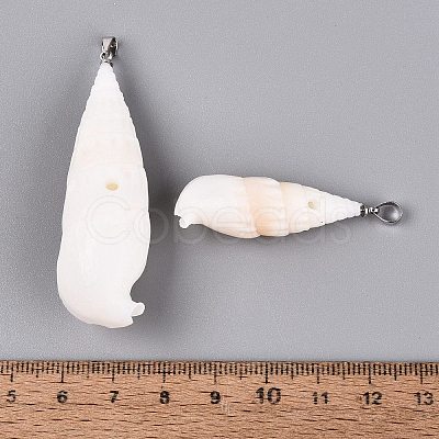 Spiral Shell Big Pendants SHEL-Q029-14P-1