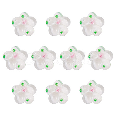 10Pcs Handmade Lampwork Beads LAMP-TADJ0001-01B-1