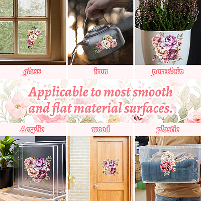 3 Sheets 3 Styles PVC Waterproof Decorative Stickers DIY-WH0404-150-1
