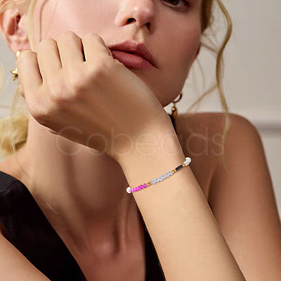 Glass Beaded Adjustable Waist Chains for Women AJEW-TA0005-78C-1