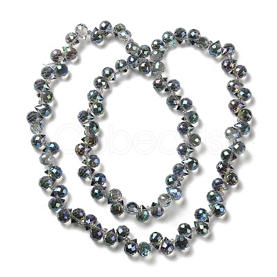 Electroplate Glass Beads Strands EGLA-D030-17U-1