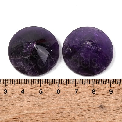 Natural Amethyst Cabochons G-Q184-01F-1