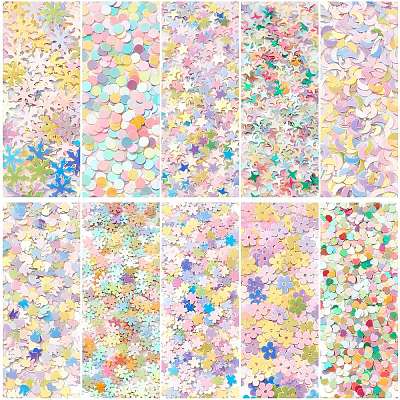 10 Styles Macaron Color Ornament Accessories PVC-CJ0001-01-1