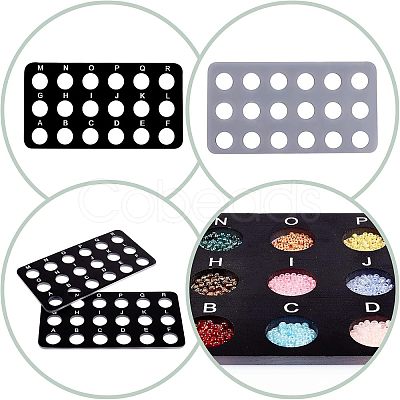 Plastic Bead Design Boards TOOL-WH0125-44-1