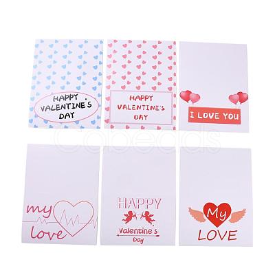 Rectangle Paper Greeting Cards DIY-F096-06-1