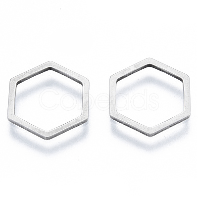 Non-Tarnish 201 Stainless Steel Linking Rings STAS-N090-T03-1-1