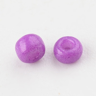 Baking Paint Glass Seed Beads SEED-S002-K13-1