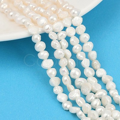 Natural Cultured Freshwater Pearl Beads Strands PEAR-P064-19G-01A-1