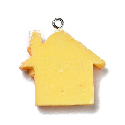 Opaque Resin Pendants LS-RESI-D055-123P-1