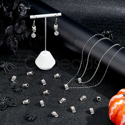 100Pcs Alloy European Beads FIND-FH0011-86-1