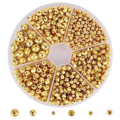 690Pcs 48G 6 Style CCB Plastic Beads CCB-SZ0001-08-1