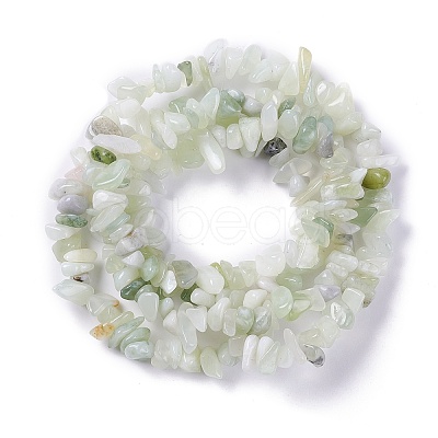 Natural New Jade Chip Bead Strands X-G-M205-29-1