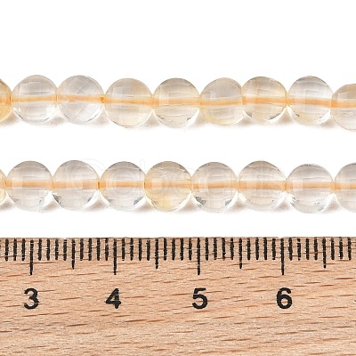 Natural Lemon Quartz(Heated) Beads Strands GG-NH0007-E01-01-1