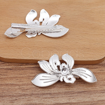 Alloy Alligator Hair Clips Findings PW-WG22001-02-1