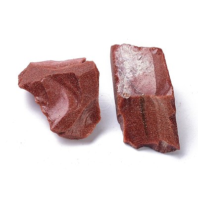 Rough Raw Synthetic Goldstone Bead G-C231-13-1