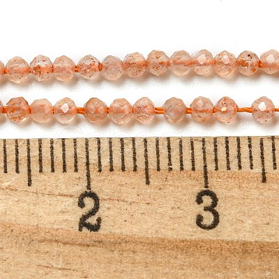 Natural Sunstone Beads Strands X-G-K182-2mm-13A-1