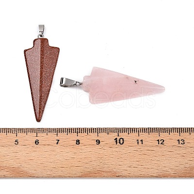 Natural & Synthetic Mixed Stone Pendants G-N344-21P-1
