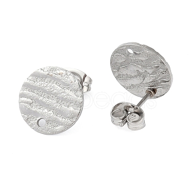 Non-Tarnish 304 Stainless Steel Stud Earring Findings X-STAS-M228-U01-01P-1