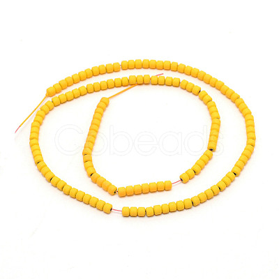 Non-magnetic Synthetic Hematite Beads Strands G-WH0018-01D-1