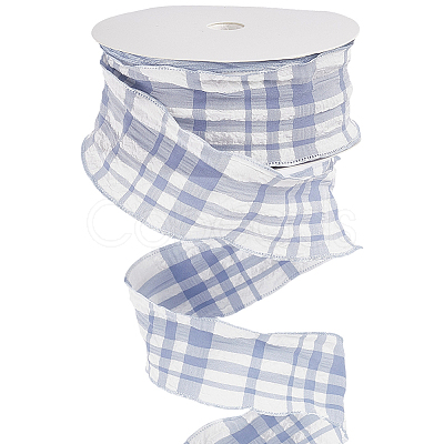1 Roll Polyester Ruffled Ribbon SRIB-CY0001-14C-1