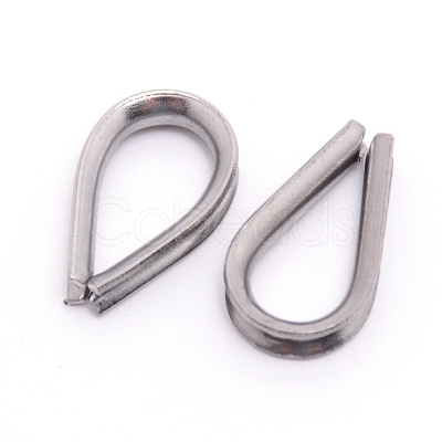304 Stainless Steel Wire Rope Thimbles STAS-WH0023-18C-1