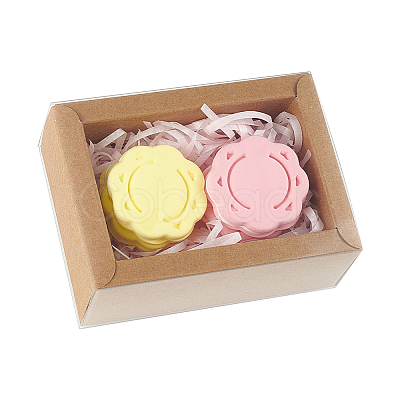 Foldable Paper Drawer Boxes with Clear Plastic Cover CON-WH0095-68B-01-1