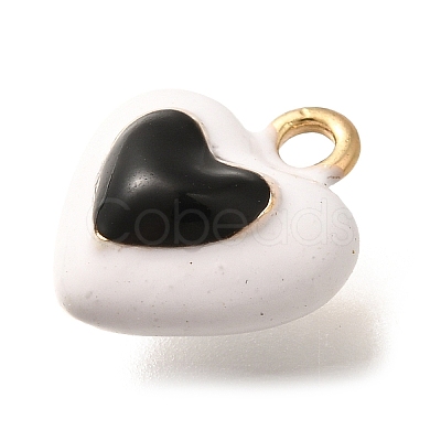 Brass Enamel Charms KK-R212-19G-03-1