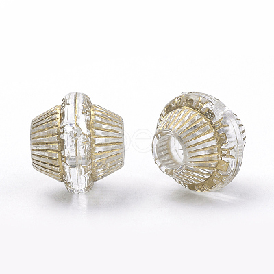 Plating Transparent Acrylic Beads LS-X-PACR-Q115-57-1