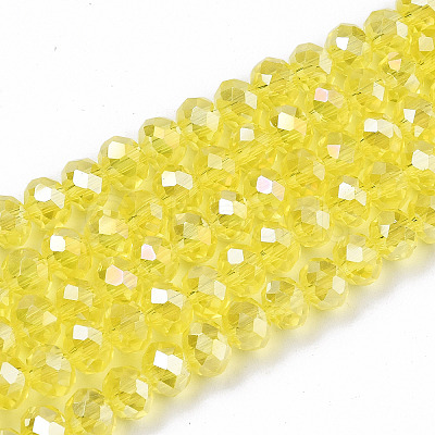 Electroplate Glass Beads Strands LS-EGLA-A044-T6mm-B29-1
