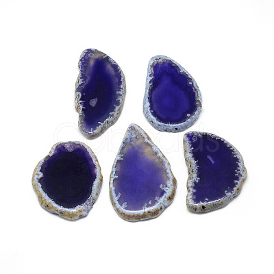 Natural Brazilian Agate Pendants G-S262-02C-1