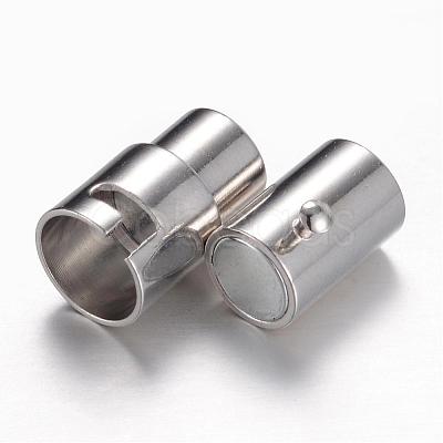 Brass Locking Tube Magnetic Clasps X-MC077-1