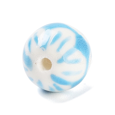 Glazed Porcelain Beads PORC-O005-05-1
