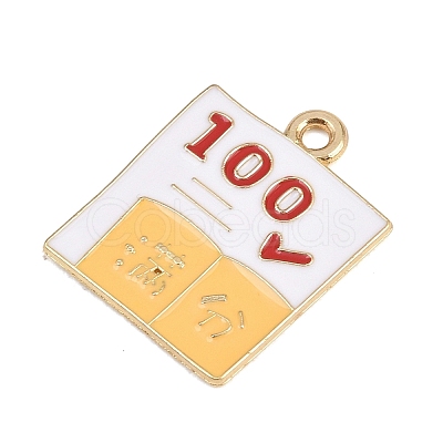 Back to School Alloy Enamel Pendants FIND-E054-02N-1