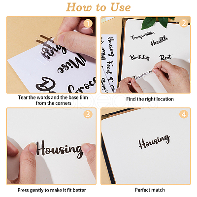 PVC Self Adhesive Decorative Stickers DIY-WH0308-368A-1